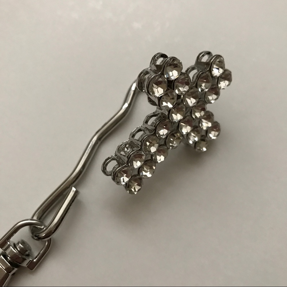 NWOT Crystal bag charm key finder - Picture 3 of 7